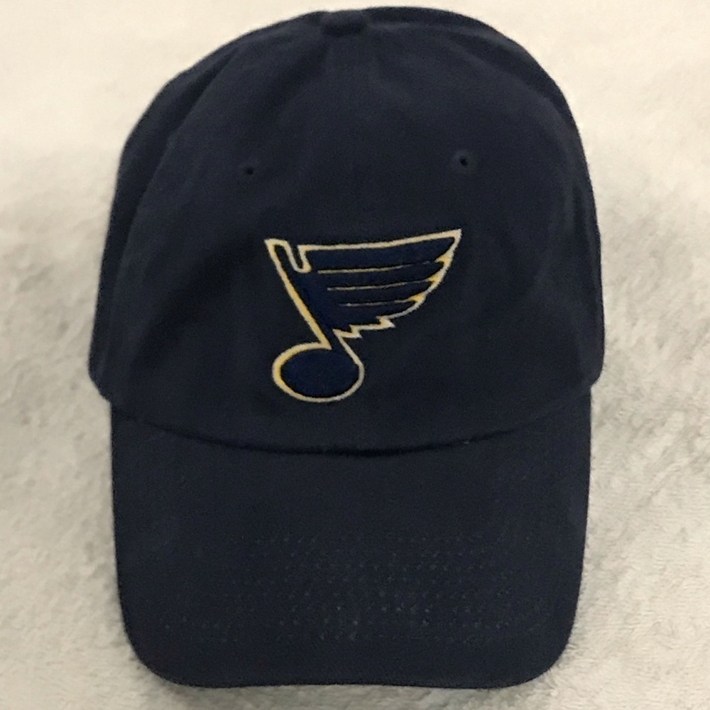 Old Time Hockey NHL St. Louis Blues Adjustable Navy Blue Cap